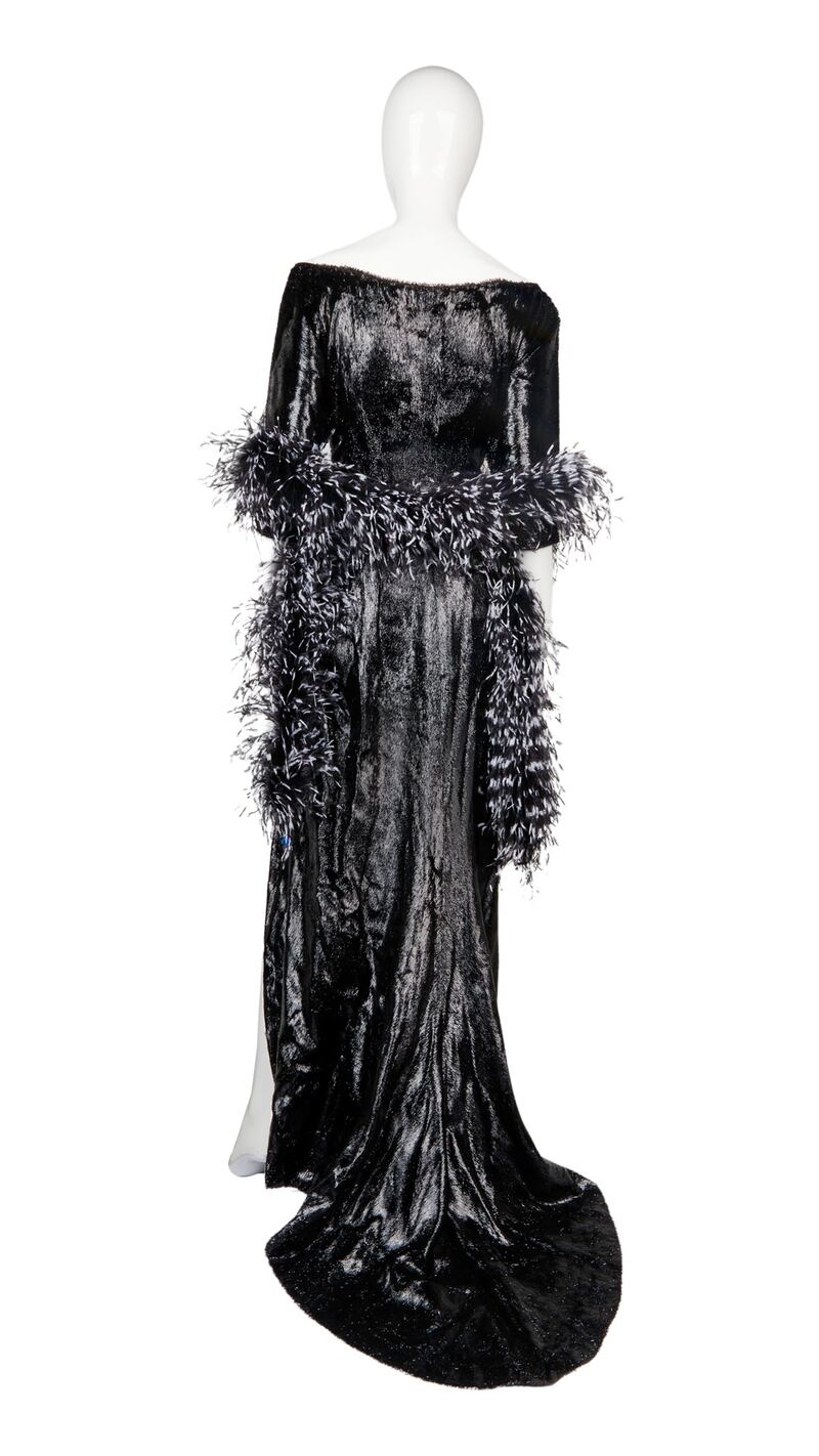 Marilyn Monroe’s Mae West-inspired evening gown which sold for 127,000 dollars