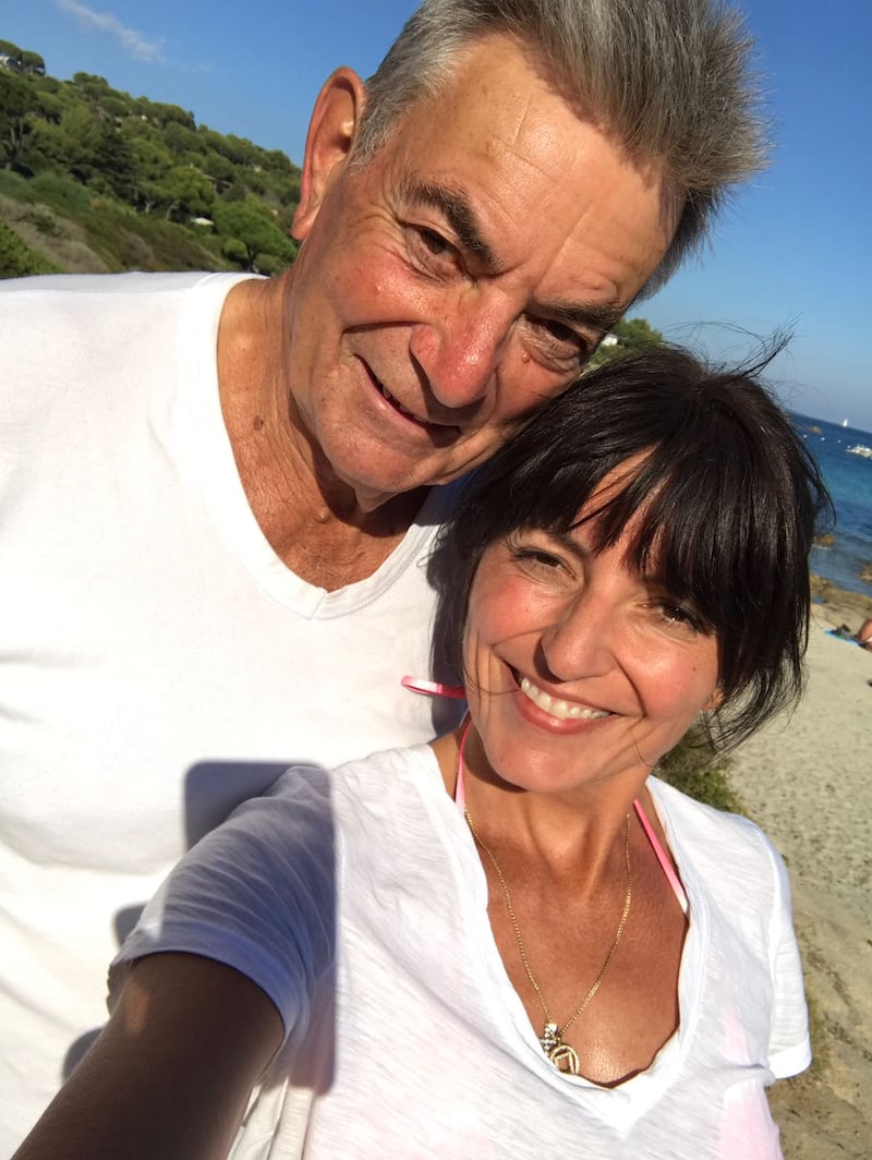 Davina McCall and dad