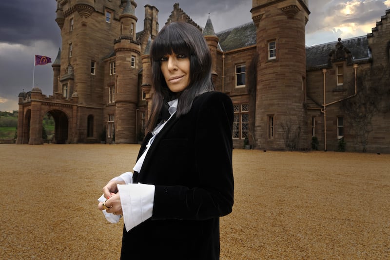 Claudia Winkleman on the set of series three of BBC1’s The Traitors