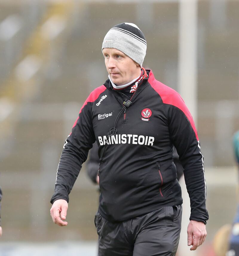 Derry manager Johnny McGarvey