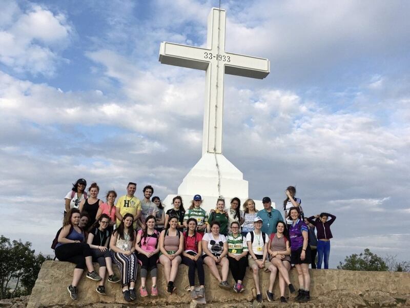 More than 20 students, staff and parents from Holy Trinity College, Cookstown and St Patrick&#39;s Academy, Dungannon made the pilgrimage to Medjugorje 