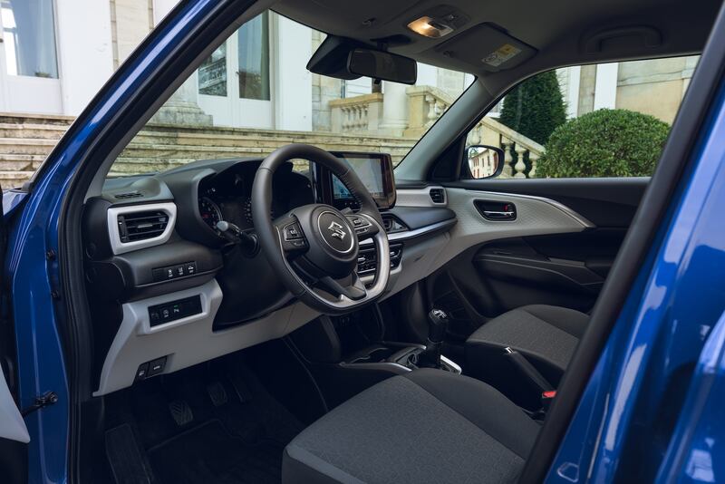 Inside is all new and features a nine-inch touch screen infotainment system.