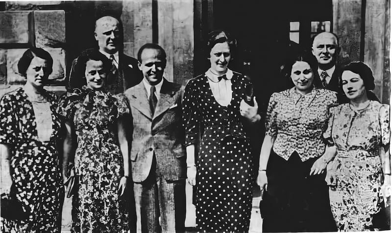 Group photo with Alfred Neumann  in August 1938