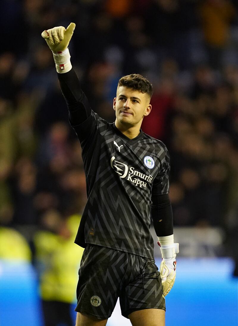 Wigan goalkeeper Sam Tickle ensured United did not run up the score at the DW Stadium