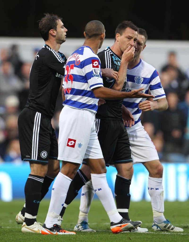 Soccer – John Terry and Anton Ferdinand Filer