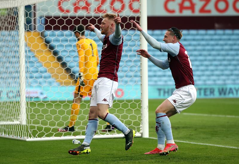 Brad Young (left) came through the Aston Villa academy before joining The New Saints