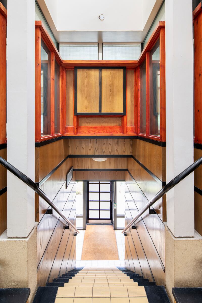 An interior view of New Court at Cambridge’s Fitzwilliam College.