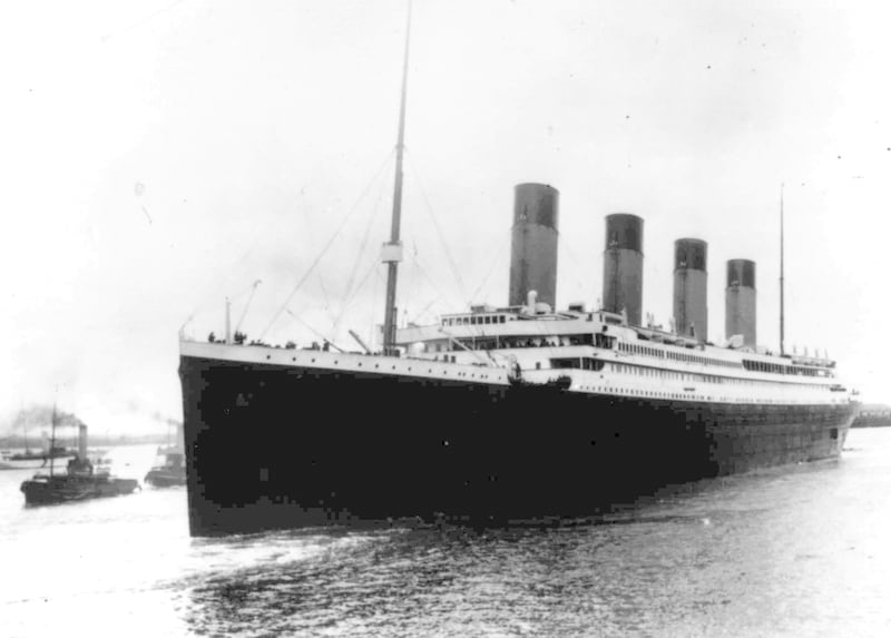 The Titanic sank in 1912, on her maiden voyage (AP)