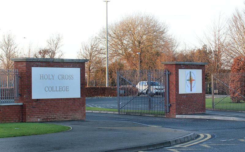 Holy Cross in Strabane has closed after an an outbreak of Covid-19. Picture by Margaret McLaughlin&nbsp;