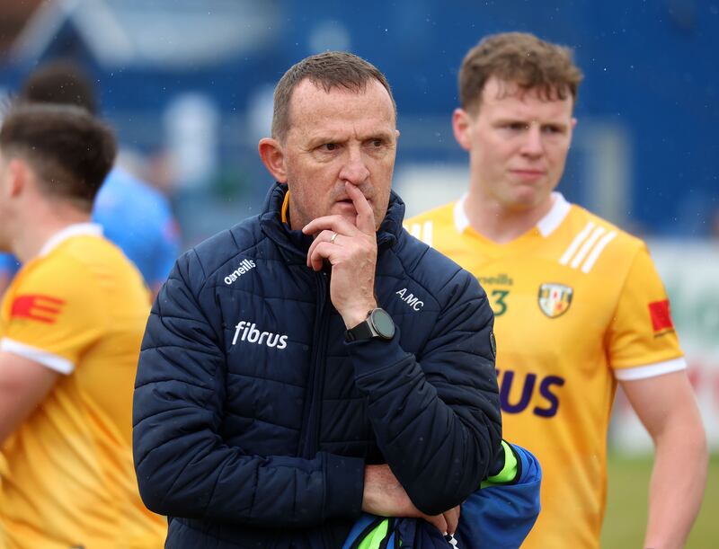 Antrim v London Tailteann Cup Quarter Final at Corrigan Park in west Belfast