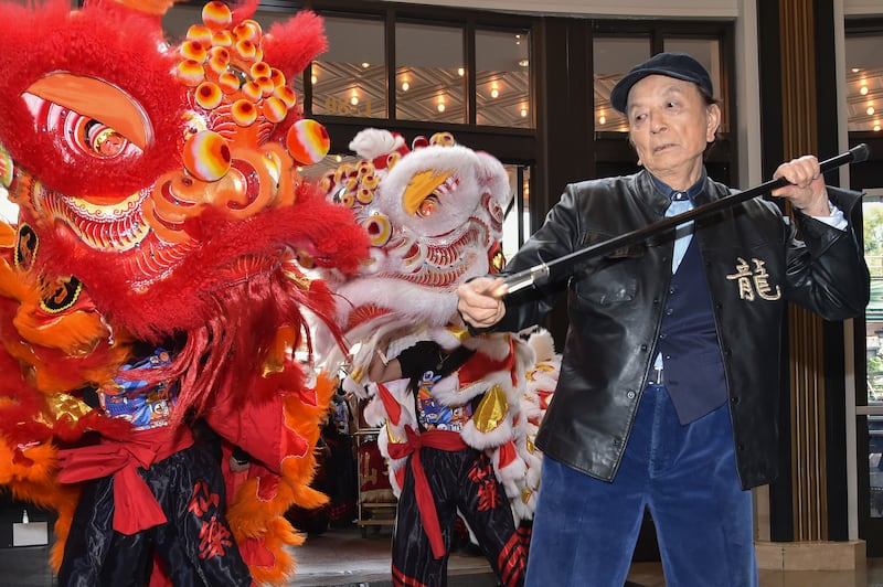 James Hong arrives at the premiere of Kung Fu Panda 4