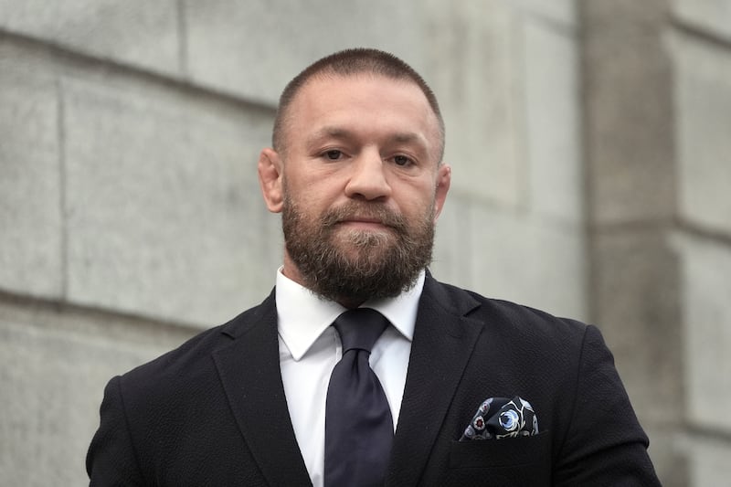 Mixed martial arts fighter Conor McGregor leaves the High Court in Dublin