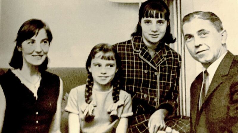 Thomas and Ingeborg Niedermayer with their daughters Renate and Gabriele. Picture by Belfast News Letter 