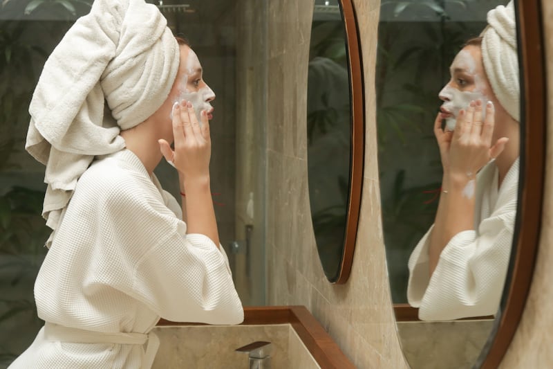 Over-exfoliating your face can lead to rough and dull skin