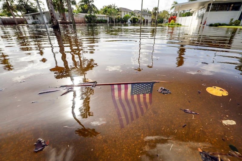 Cities are far north as Atlanta were drenched (Mike Carlson/AP)