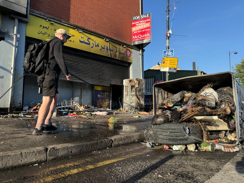 The Sham Supermarket was attacked again on Monday night. PICTURE: Mal MCCANN