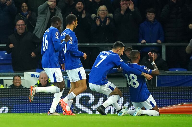 The youngster at least saw Everton beat Wolves 4-0