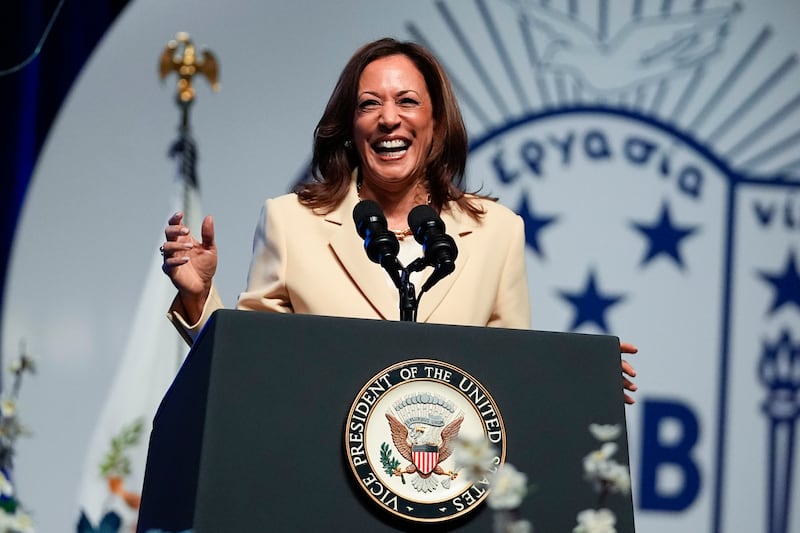 Vice President Kamala Harris (Darron Cummings/AP)