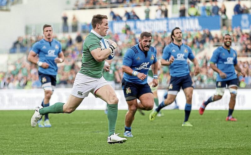 Craig Gilroy&#39;s hat-trick in Rome wasn&#39;t enough to persuade Joe Schmidt to include him in Ireland&#39;s three-day camp in Monaghan, and he is released to line up for Ulster today. 