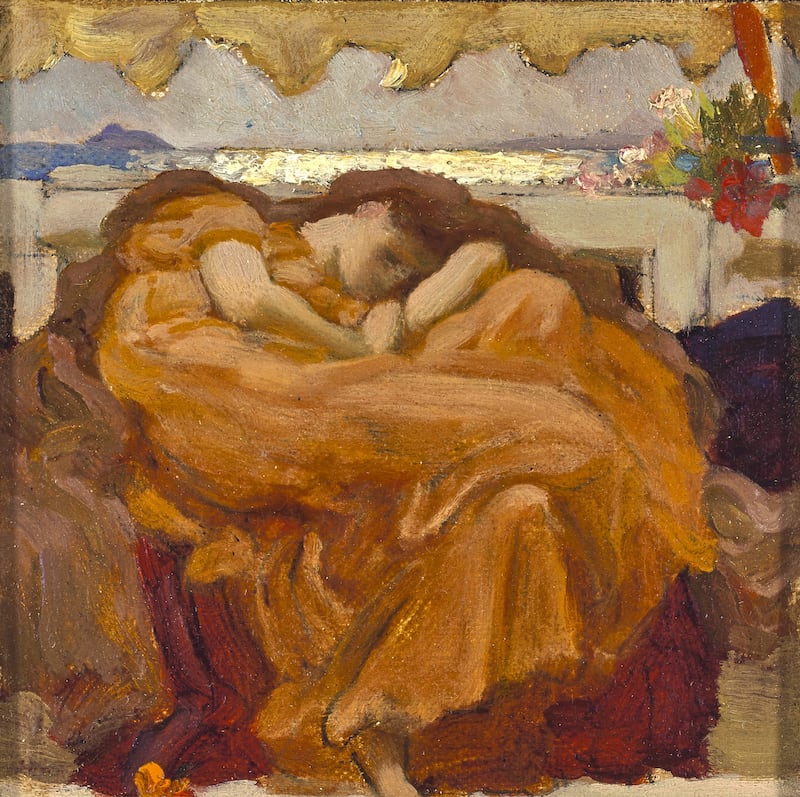 Study For Flaming June by Frederic, Lord Leighton is among the pieces donated