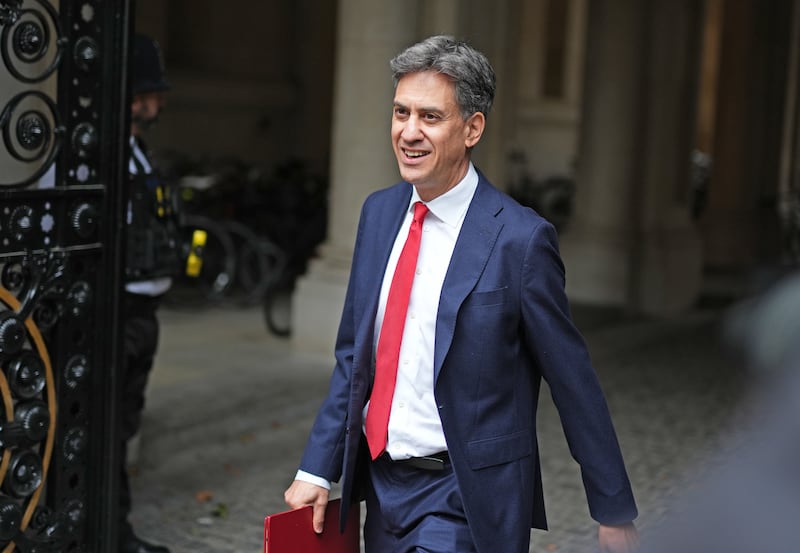 Energy Secretary Ed Miliband will join the Chancellor in Washington for meetings with the G7, G20 and IMF