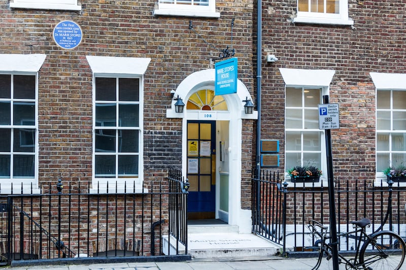 An abortion provider clinic in central London, as safe access zones come into effect across England and Wales