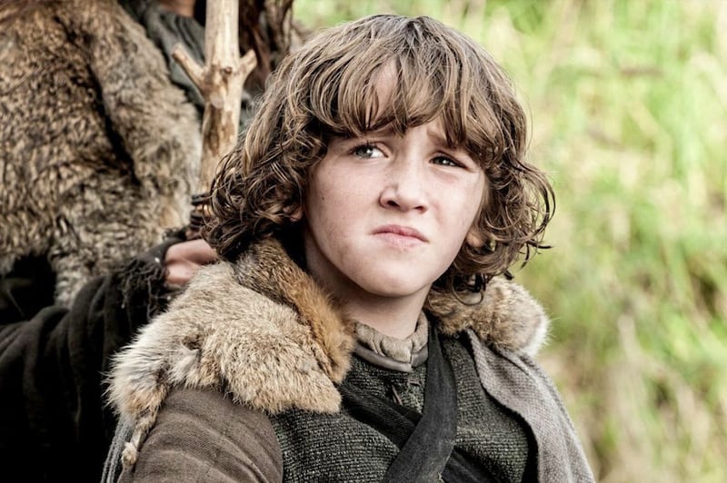 A young Art Parkinson as Rickon Stark in the fantasy drama Game of Thrones 