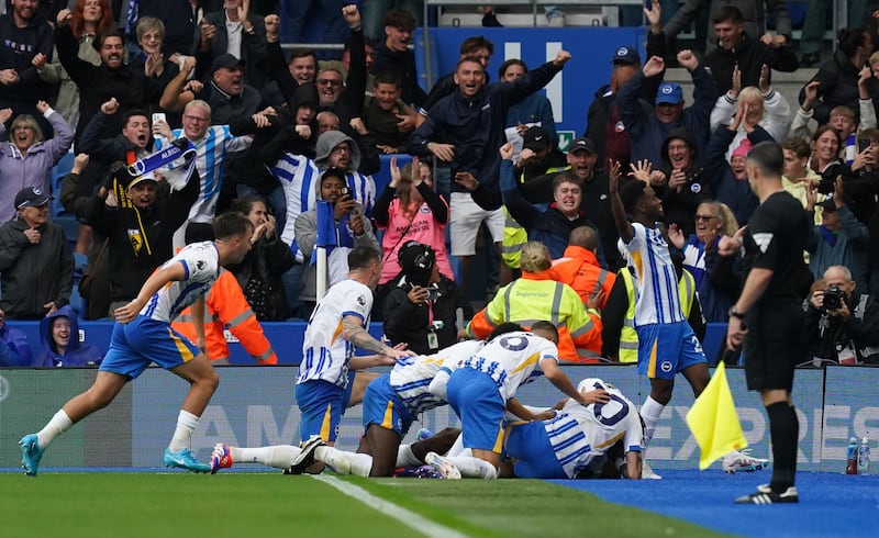 Brighton left it late on Saturday