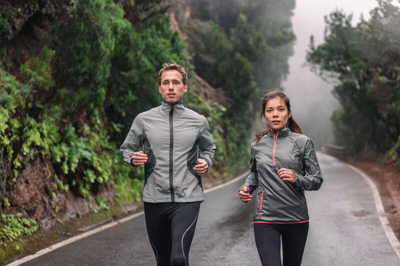 There are a few things to consider if you want to run in the rain