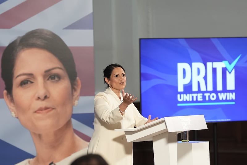 Former home secretary Dame Priti Patel has been eliminated from the Tory leadership contest