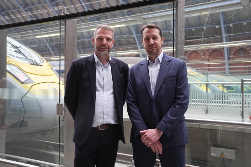 Eurostar chief stations and security officer Simon Lejeune (right) said the operator wants passengers to have ‘the most fluid experience’