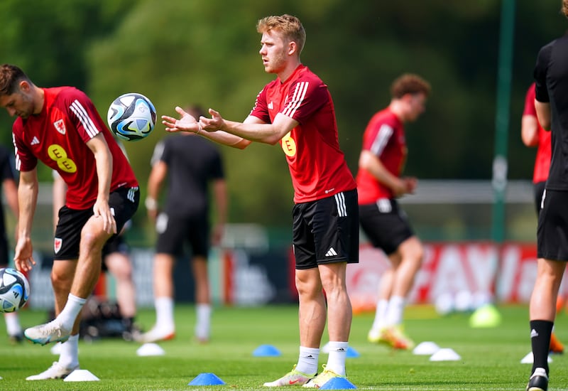 Swansea’s Ollie Cooper made his first Wales start in Montenegro