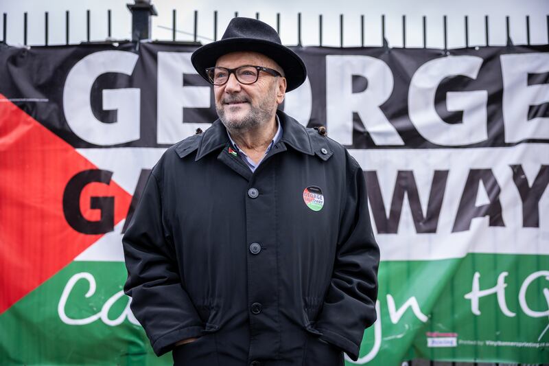 Workers Party of Britain candidate George Galloway in Rochdale