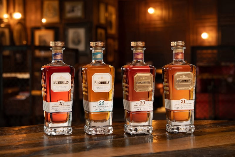 The Prestige line includes some of the oldest and rarest whiskeys ever released by The Old Bushmills Distillery.