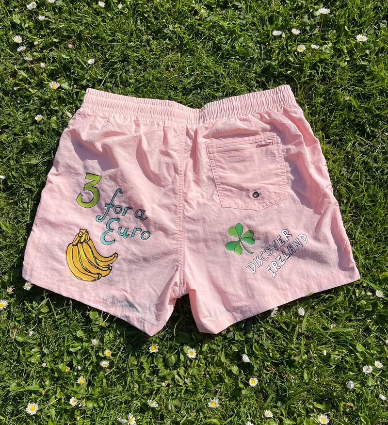 Fáilte Ireland has commissioned a bespoke pair of swimming shorts for Harry.