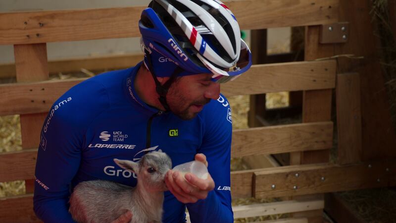 Thibaut Pinot at home on the farm