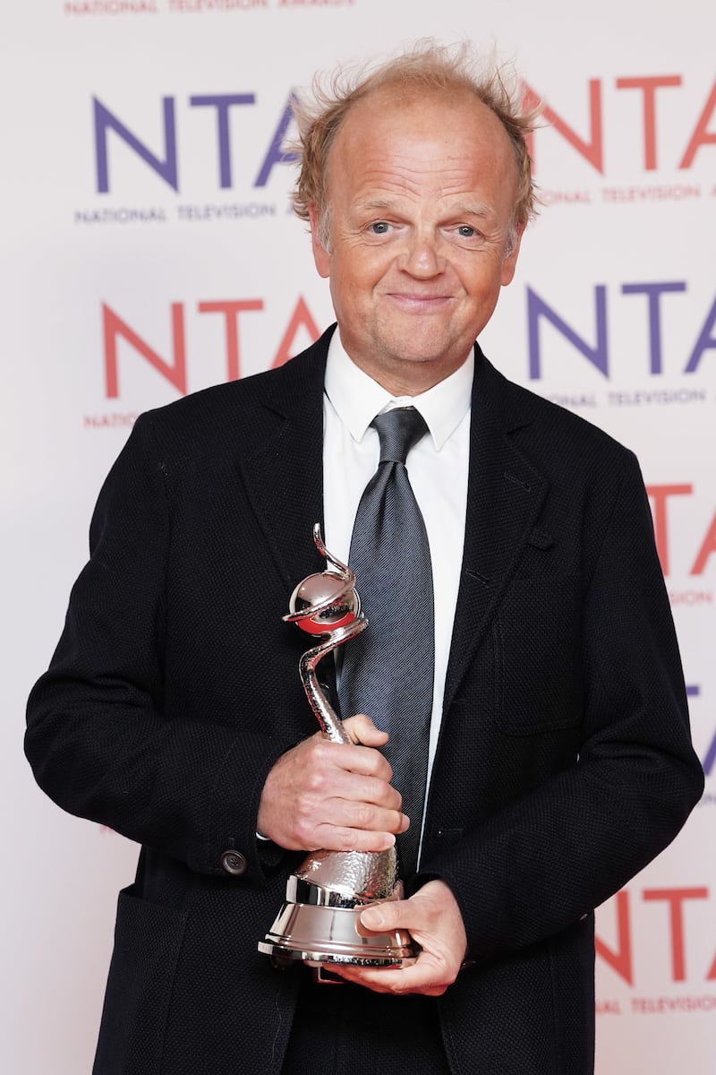 Toby Jones was winner of the NTA best drama performance award for his role in Mr Bates vs The Post Office