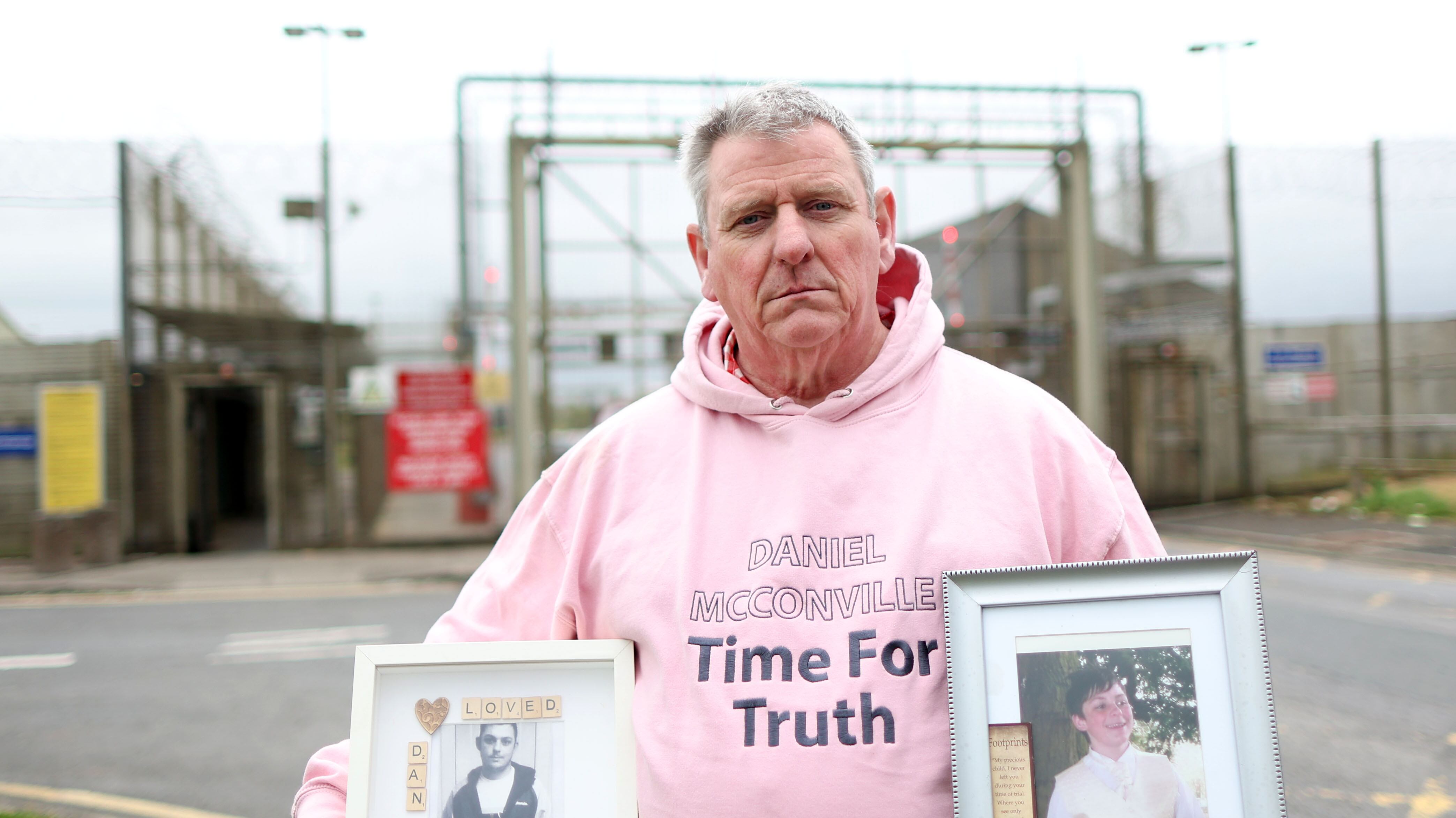 Paul McConville speaks to The Irish News At Maghaberry prison, Following the inquest into the death of his  son Daniel McConville.
Picture Colm Lenaghan