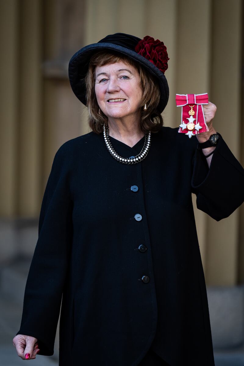 Professor Jay was honoured for services to the prevention of child sexual abuse at Buckingham Palace on Thursday