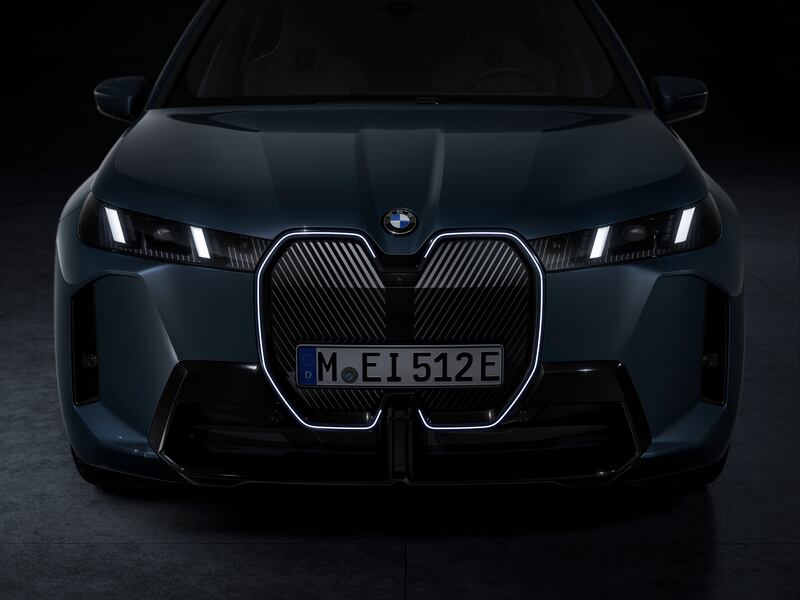 There is now the option of illuminated front kidney grilles. (BMW)