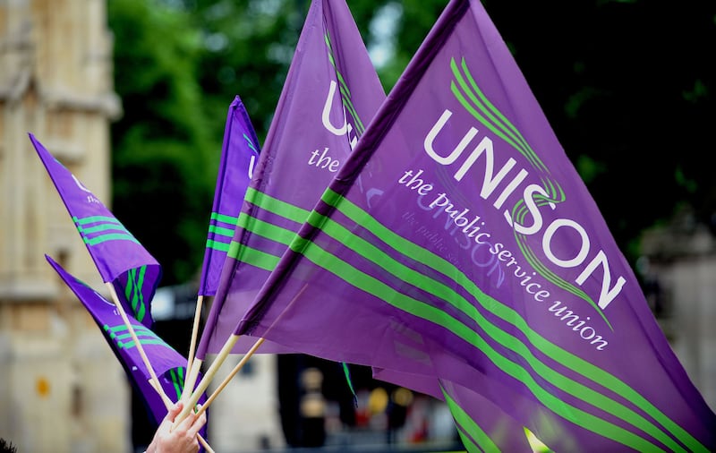 The union Unison is sending out ballots for potential strike action