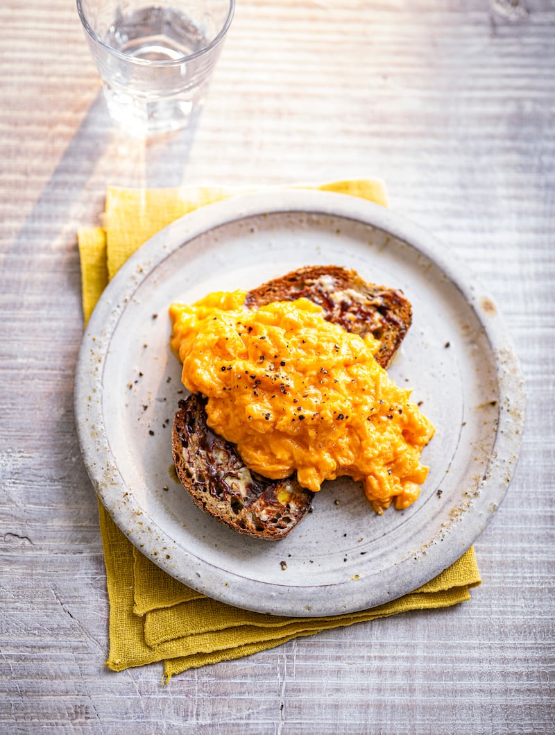 Prue Leith's perfect scrambled eggs recipe