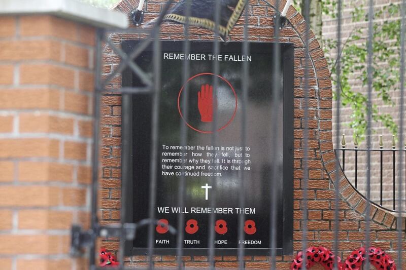 The War Memorial on Candahar Street in South Belfast. Picture by Matt Bohill