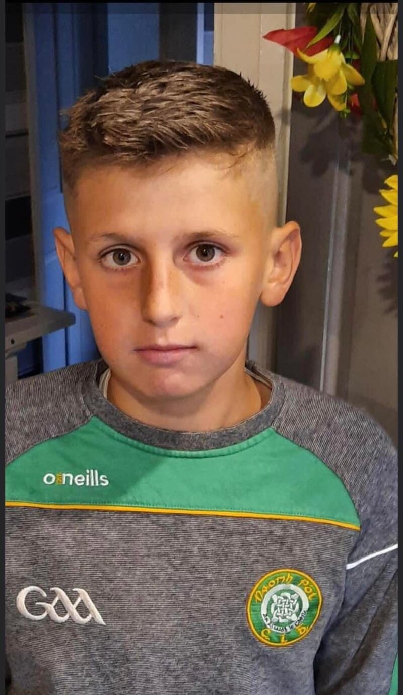 Caoimhín Mallon, 15, died at Craigavon Area Hospital.