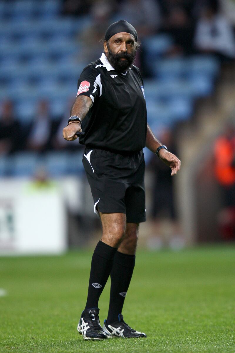 Singh Gill’s father Jarnail Singh refereed in the EFL for six years between 2004 and 2010