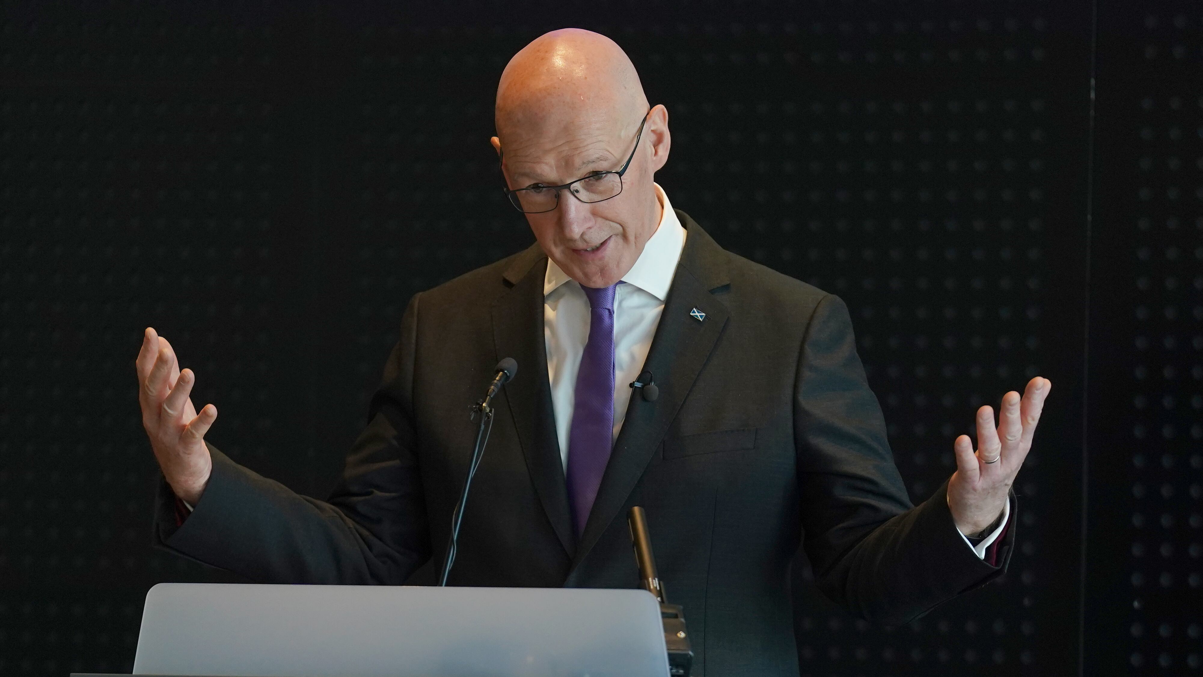 John Swinney addressed questions over funding awarded to the Rein project