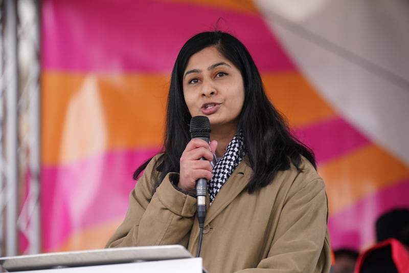 Zarah Sultana MP was among the seven Labour rebels