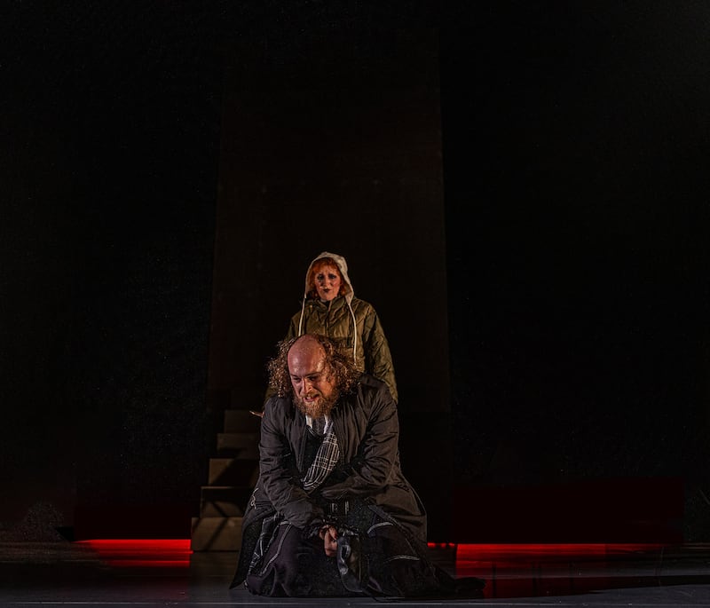 Michael Curran-Dorsano and Paula Clarke in The Tragedy of Richard III PICTURE MELISSA GORDON