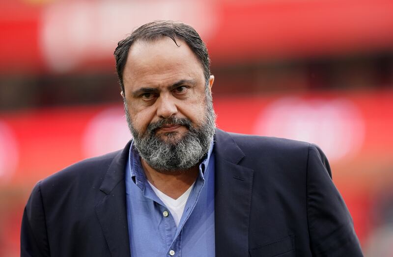 Nottingham Forest owner Evangelos Marinakis .