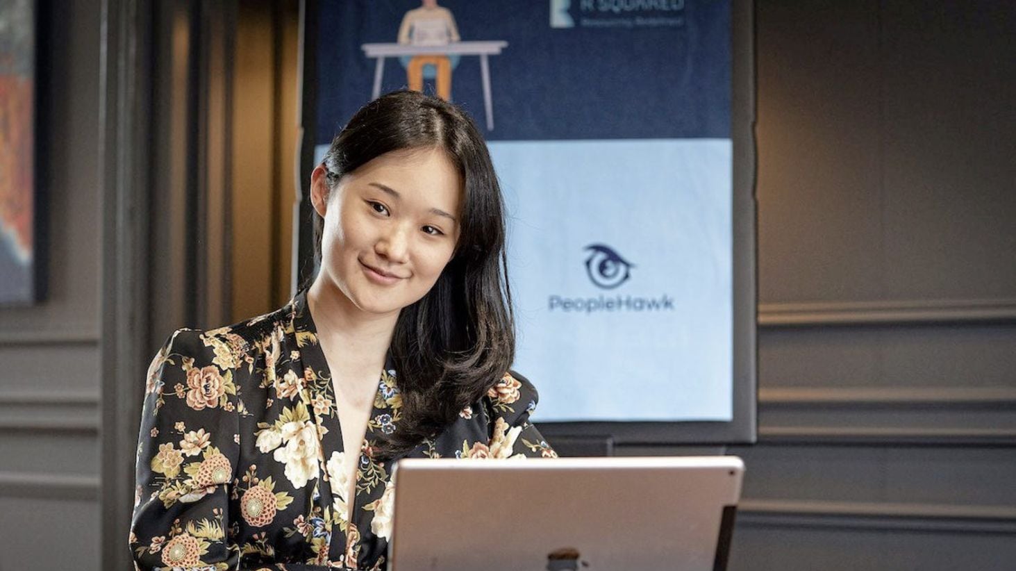 Eunjin Oh was able to secure a job as a set designer after using PeopleHawk to work on her video interview skills PICTURE: Brian Morrison